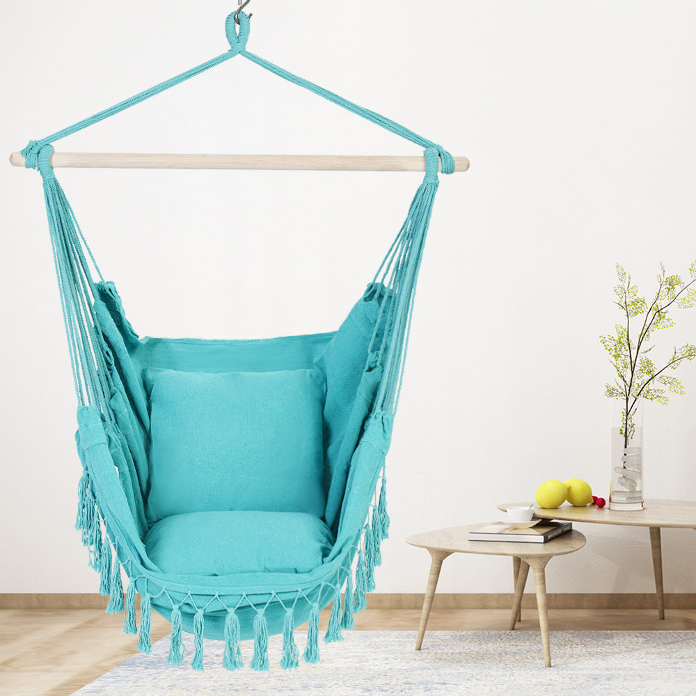 Patio Watcher patio hanging swing chair with cotton